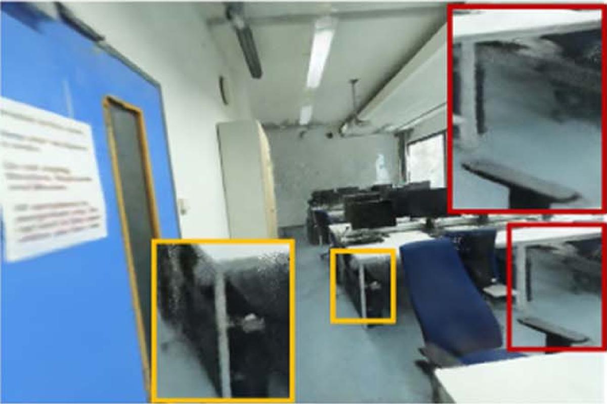 VoxNeRF: Bridging Voxel Representation and Neural Radiance Fields for Enhanced Indoor View Synthesis
