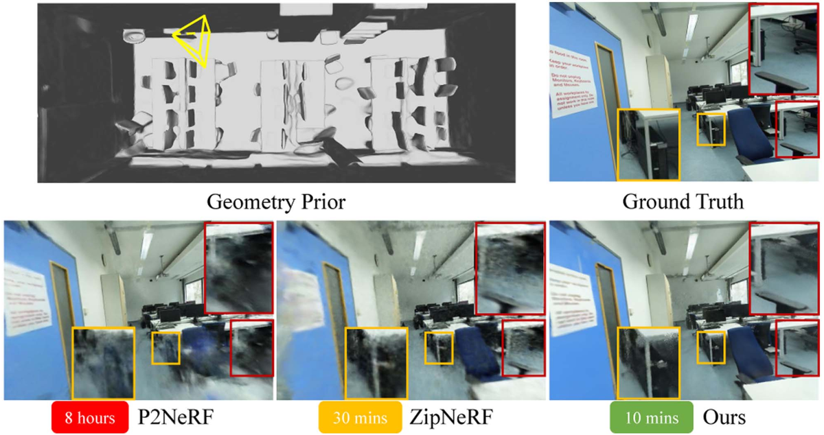 VoxNeRF: Bridging Voxel Representation and Neural Radiance Fields for Enhanced Indoor View Synthesis
