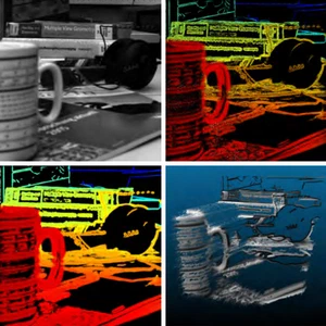 Filtering Probabilistic Depth Maps Received from a Focused Plenoptic Camera